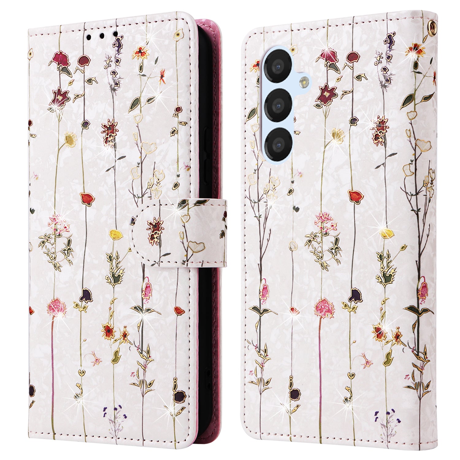 For Samsung Galaxy A54 5G Case RFID Blocking Magnetic Phone Cover with Lacquered Design For Samsung Galaxy A54 5G Case RFID Blocking Magnetic Phone Cover with Lacquered Design